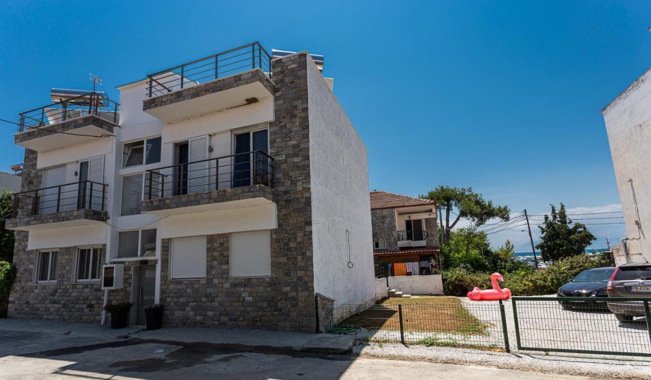 Nea Kallikrateia Halkidiki Beach Apartments 1 Nea Kallikratia Vergia Beach מראה חיצוני תמונה
